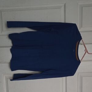 Sonoma Blue Long Sleeve Tee Classic Crewneck